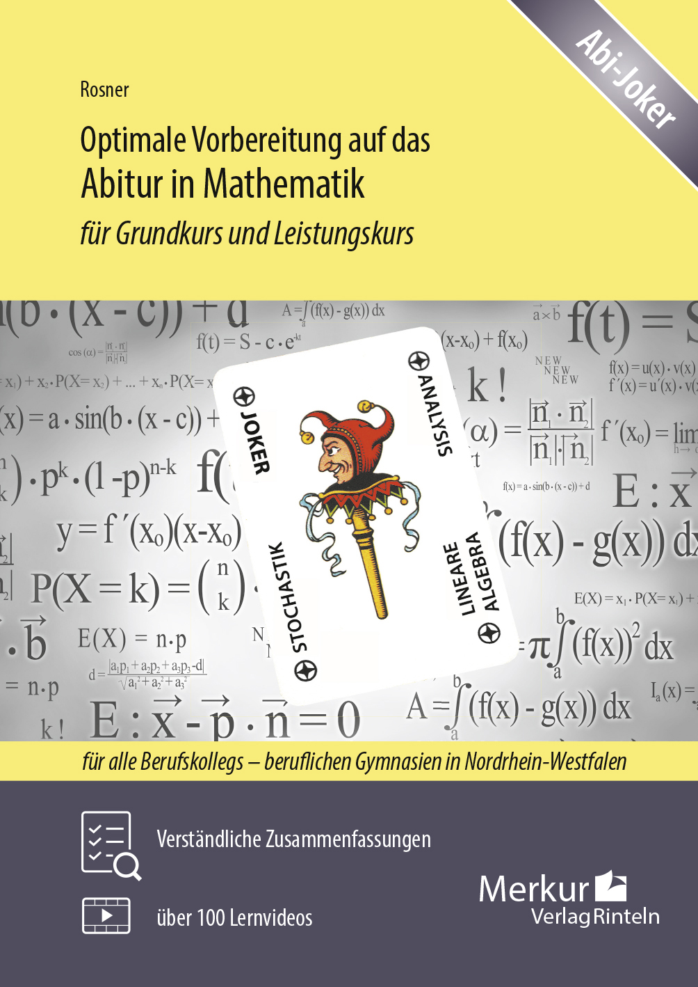 Optimale Vorbereitung auf das Abitur in Mathematik (NRW) Verständliche Zusammenfassungen zu allen Themen für alle Berufskollegs und beruflichen Gymnasien