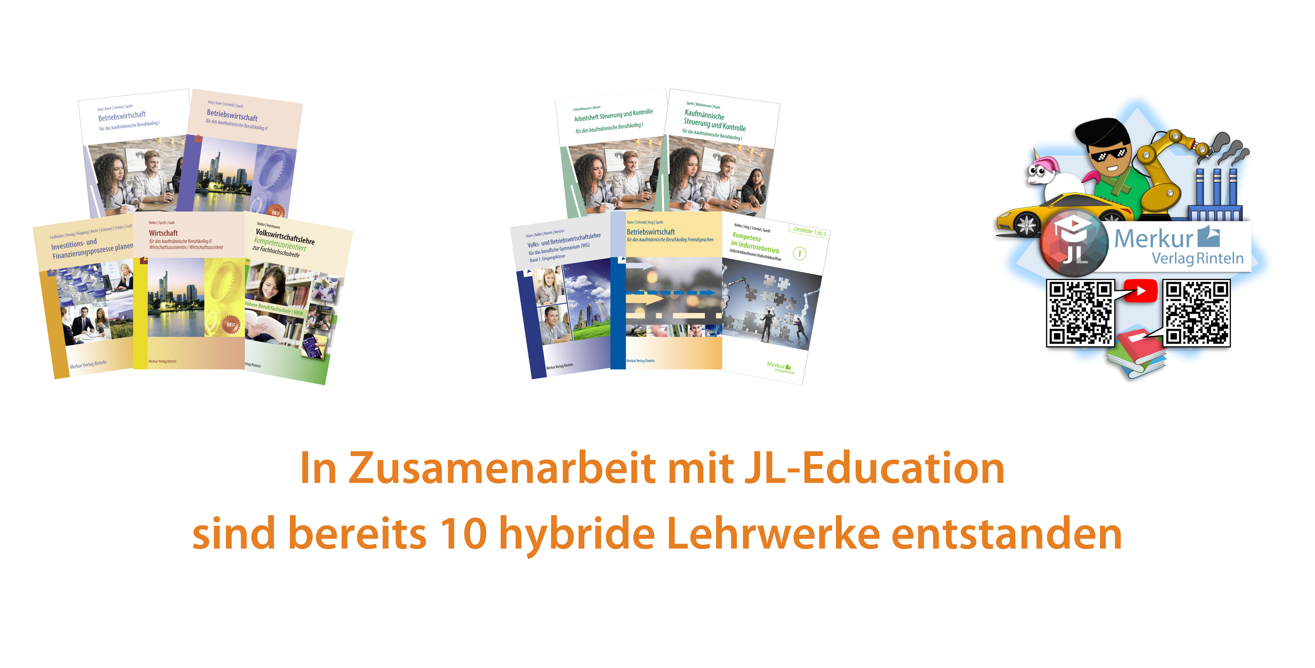 Kooperation mit JL-Education_10 Lehrwerke sind bereits entstanden